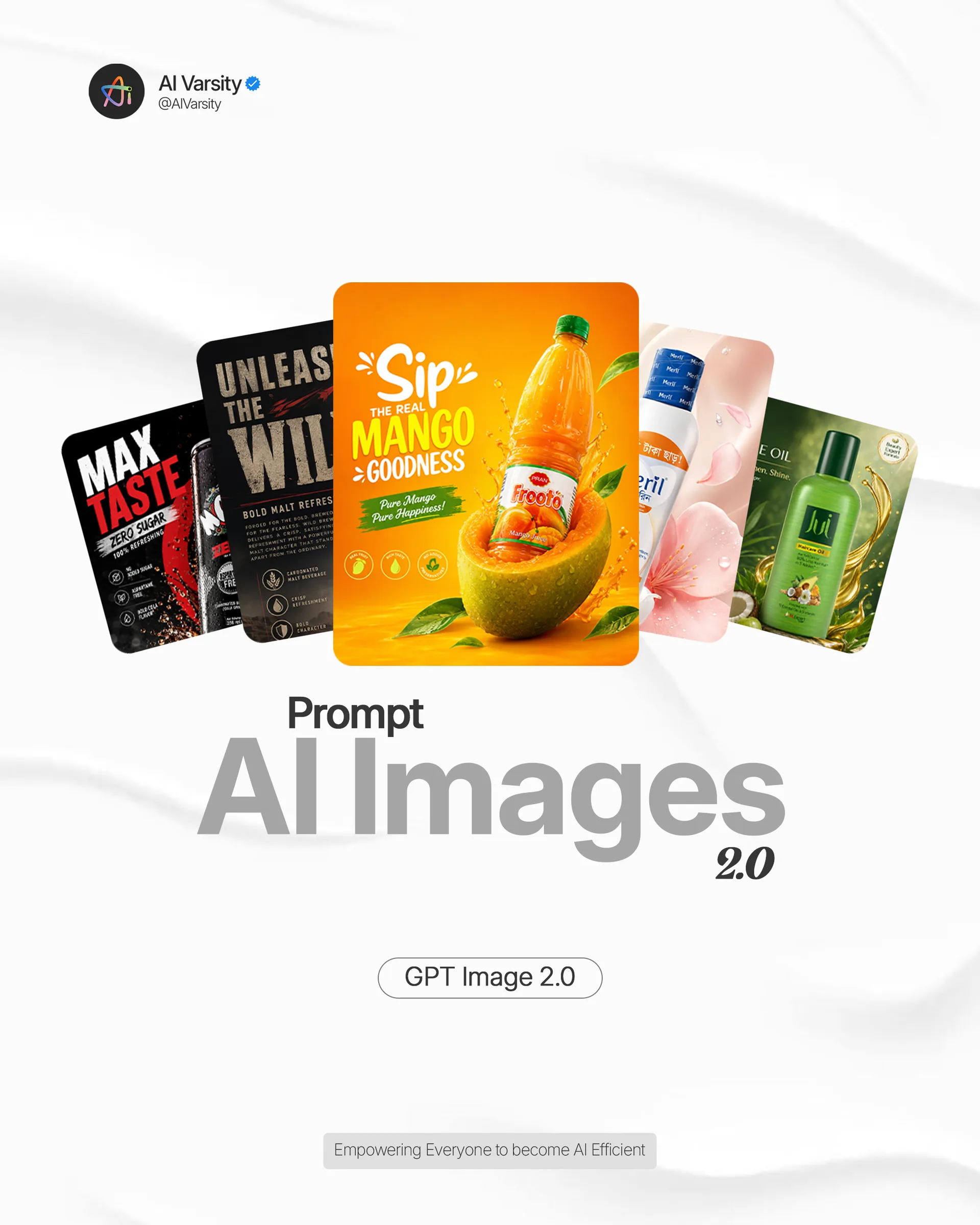 Prompt AI Images 2.0 — Create Premium Product Posters with GPT Image 2.0